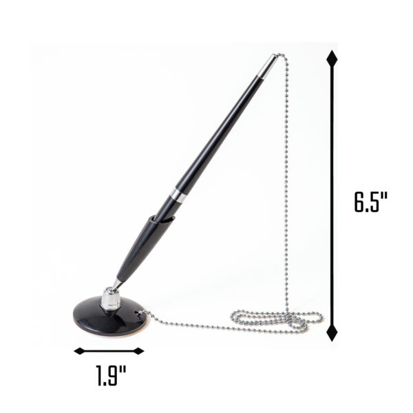 Ballpoint Pen With Chain Security Item No#30586 - Image 2