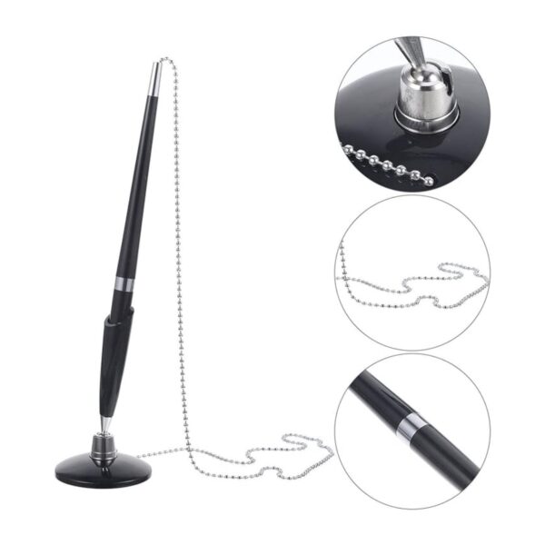 Ballpoint Pen With Chain Security Item No#30586 - Image 3