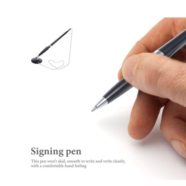 Ballpoint Pen With Chain Security Item No#30586 - Image 4