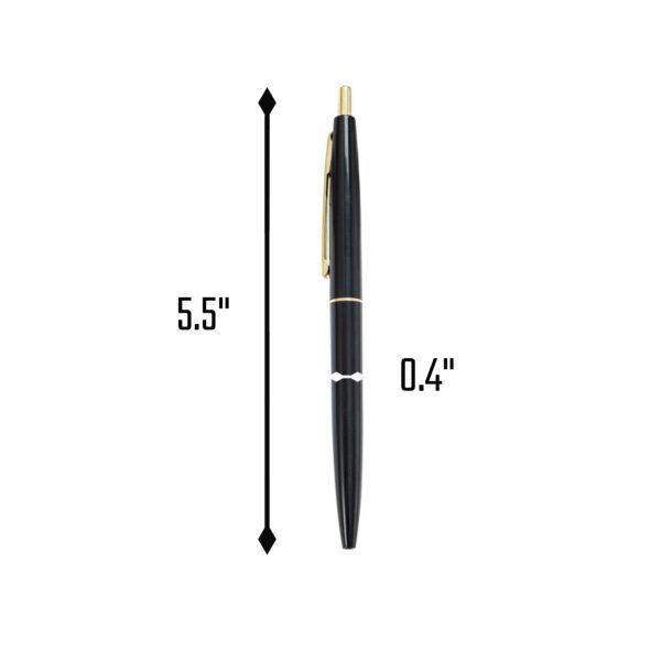 Pressed Colored Plastic Ballpoint Pen Item No#30588 - Image 2