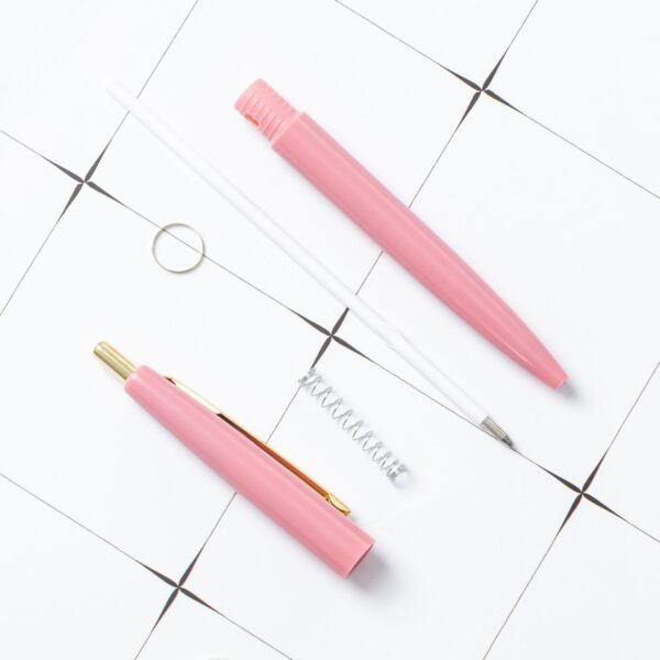 Pressed Colored Plastic Ballpoint Pen Item No#30588 - Image 3