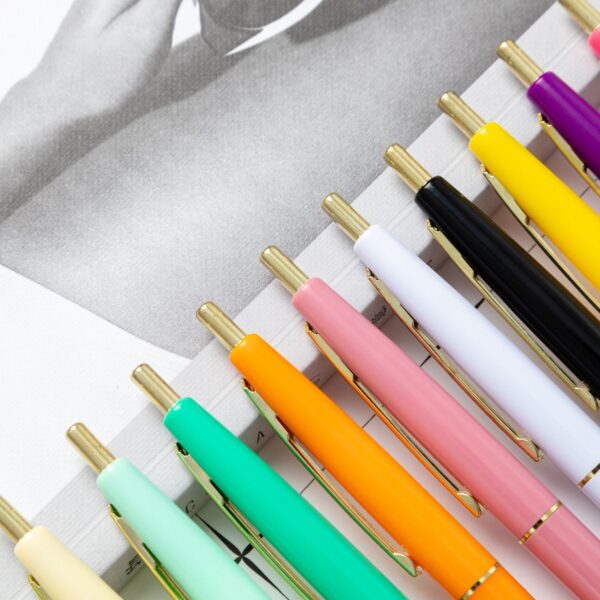 Pressed Colored Plastic Ballpoint Pen Item No#30588 - Image 4