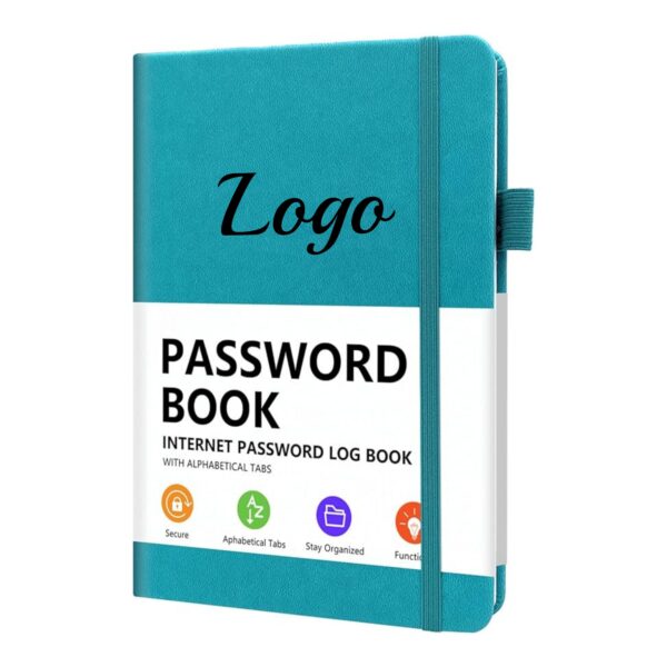 5.2"X7.8" 136 Pages Password Book With Alphabetical Tabs Item No#30590