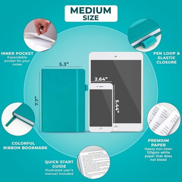 5.2"X7.8" 136 Pages Password Book With Alphabetical Tabs Item No#30590 - Image 2