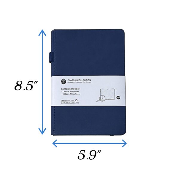 5.9"X8.5" 224 Pages Classic Notebook With Pen Loop Item No#30591 - Image 2