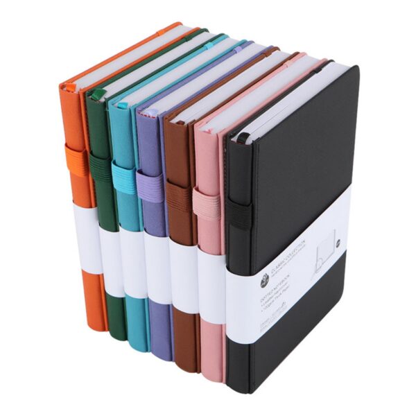 5.9"X8.5" 224 Pages Classic Notebook With Pen Loop Item No#30591 - Image 5