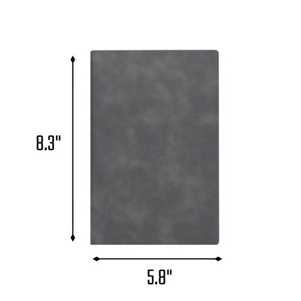 5.8"X8.3" 200 Pages Classic Notebook With Leather Cover Item No#30594 - Image 2