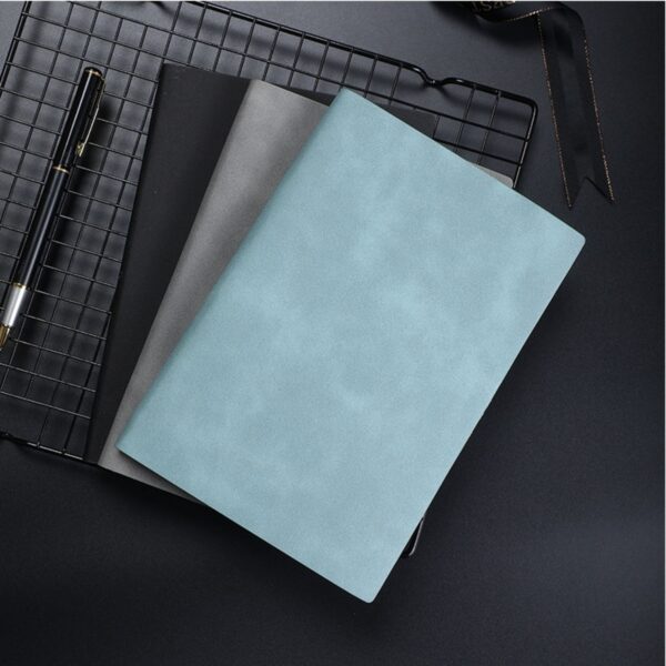 5.8"X8.3" 200 Pages Classic Notebook With Leather Cover Item No#30594 - Image 6