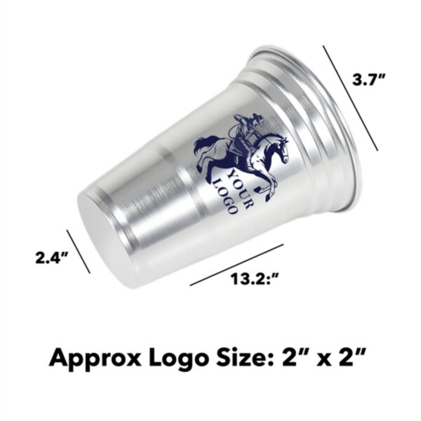 16 Oz Aluminum Beverage Tumbler Stadium Cup Item No#30595 - Image 2