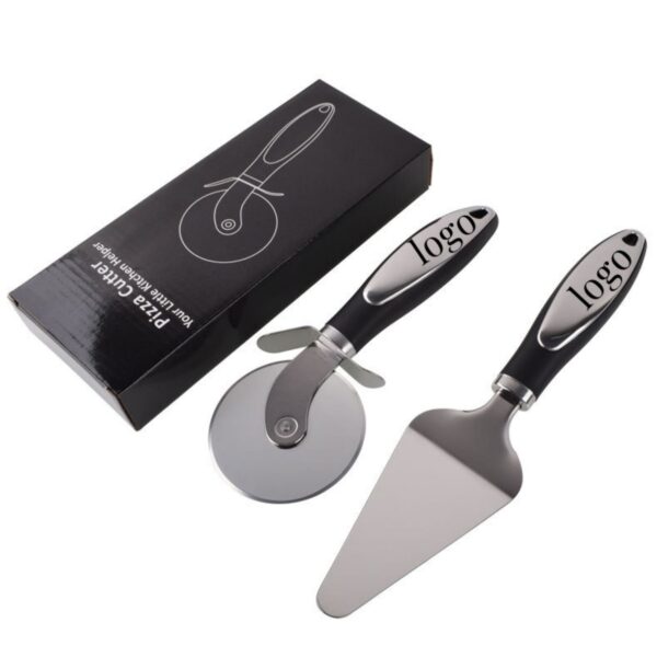 2Pcs Pizza Slicer And Spatula Set Item No#30596