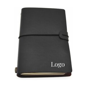 Handmade Pu Leather Notebook With Card Holders Item No#30598