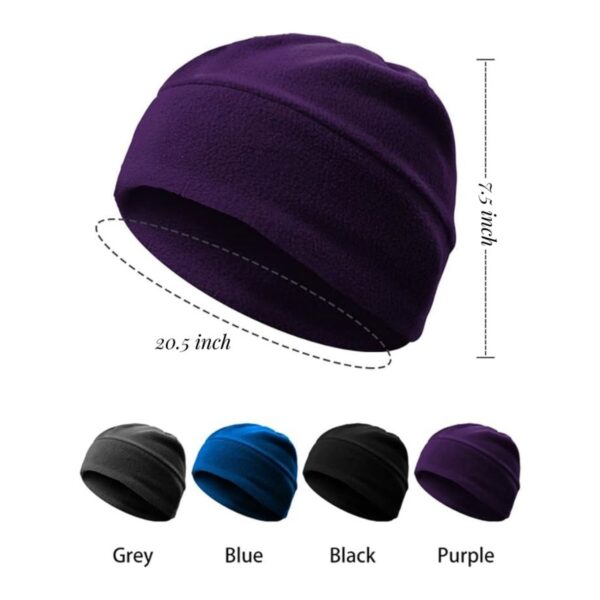 Winter Thermal Breathable Beanie Hat Item No#30606 - Image 2