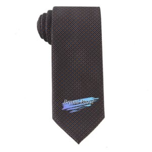 Brown Retro Flower Business Tie Item No#30608