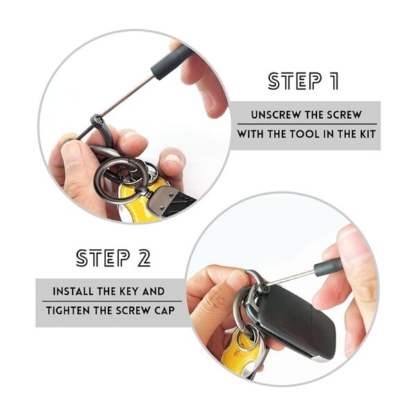 360 Degree Rotating Keychain Item No#30613 - Image 6