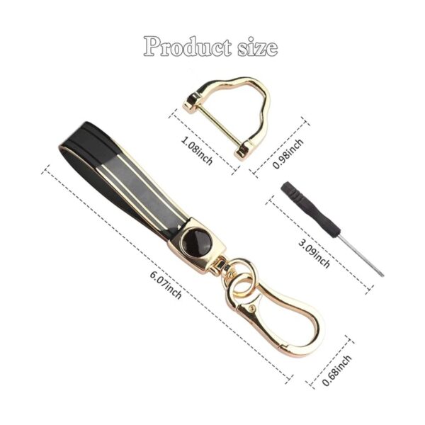 Rotatable Car Key Chain With D Ring & Screwdriver Item No#30614 - Image 2