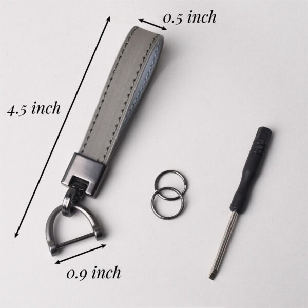 Leather Keychain For Man And Women Item No#30615 - Image 2