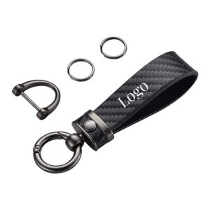 Carbon Fiber Style Car Keychain Item No#30622
