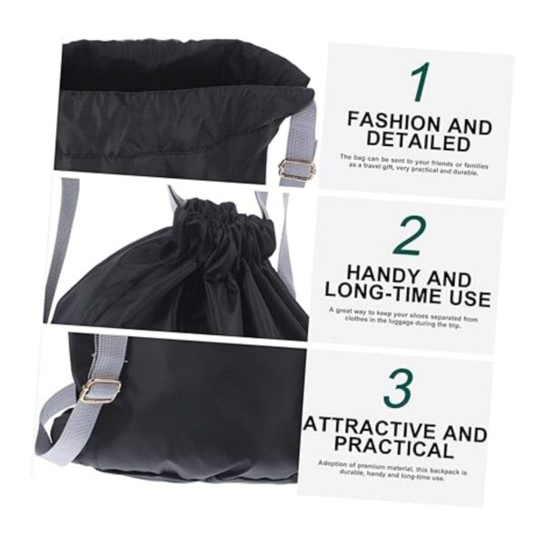 Lightweight Drawstring Backpack For Men And Women Item No#30632 - Image 3
