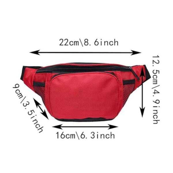 Nylon Crossbody Waist Bag Pack Item No#30633 - Image 2