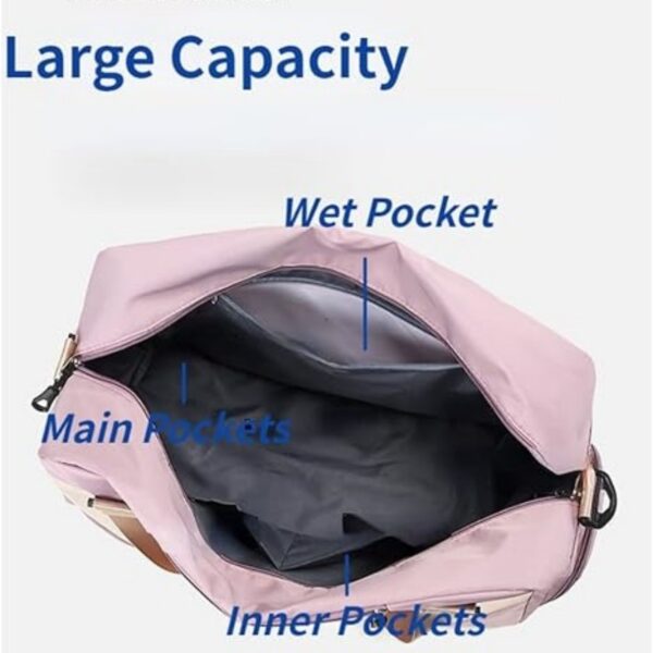 Sports Travel Bags With Shoe Compartment Item No#30641 - Image 3