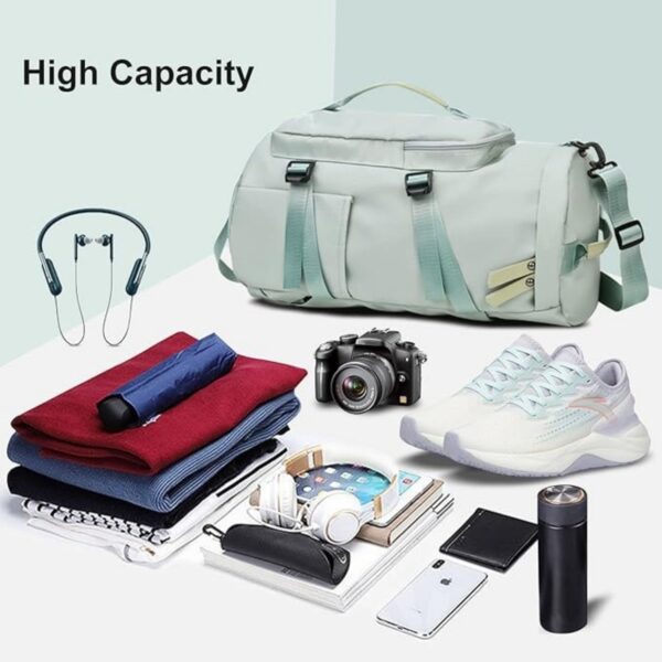 Sports Gym Bag With Wet Pocket & Shoes Compartment Item No#30658 - Image 5
