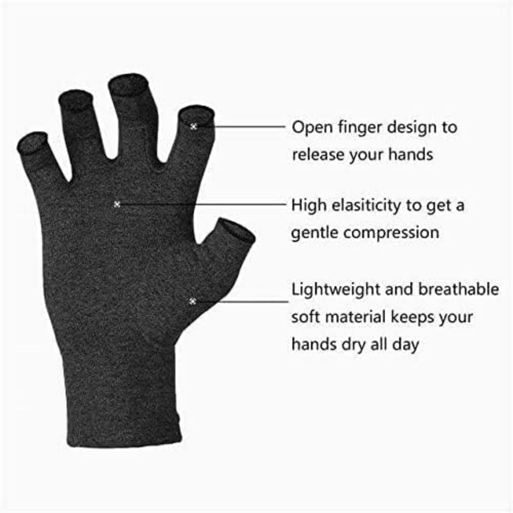 Conpression Gloves For Women And Men Item No#30659 - Image 3