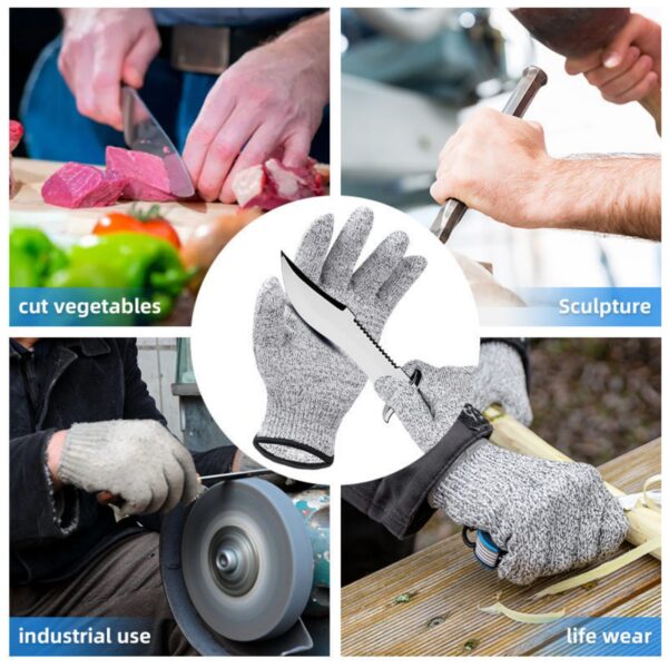 Level 5 Protection Premium Cut Resistant Gloves Food Grade Item No#30660 - Image 5