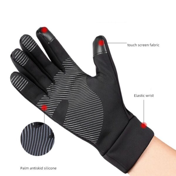 Winter Windproof Warm Touch Finger Glove Item No#30666 - Image 4
