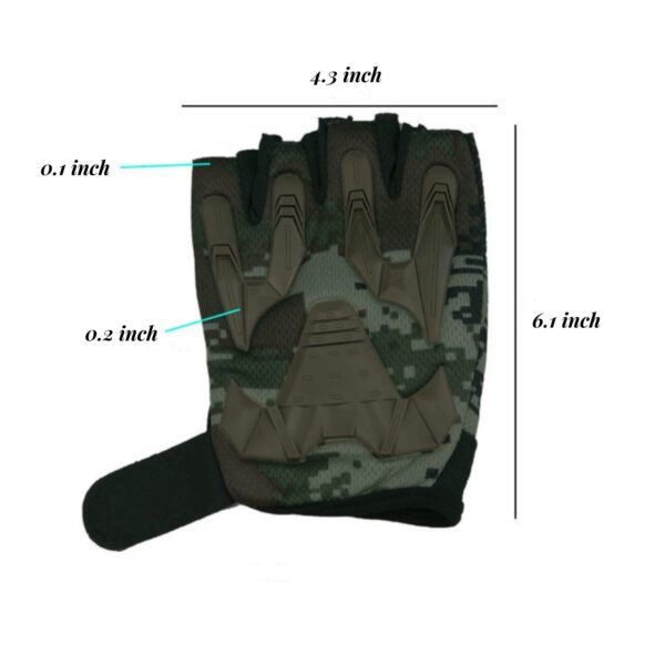 Fingerless Glove For Men Item No#30667 - Image 2