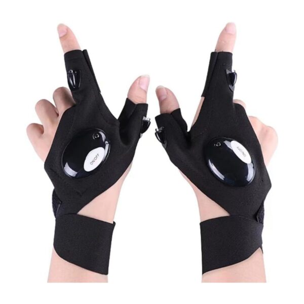 Led Flashlight Breathable And Lightweight Glove Item No#30668