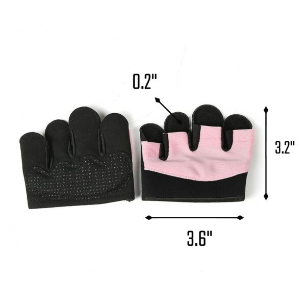 Fingerless Workout Glove For Weightlifting Item No#30669 - Image 2