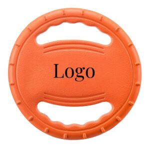 Durable Rubber Flying Disc Dog Toy Item No#30674