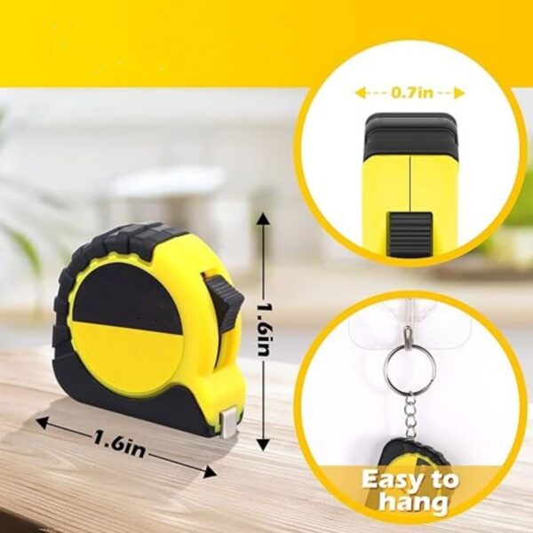 3 Ft Small Tape Measure Keychain Item No#30676 - Image 2