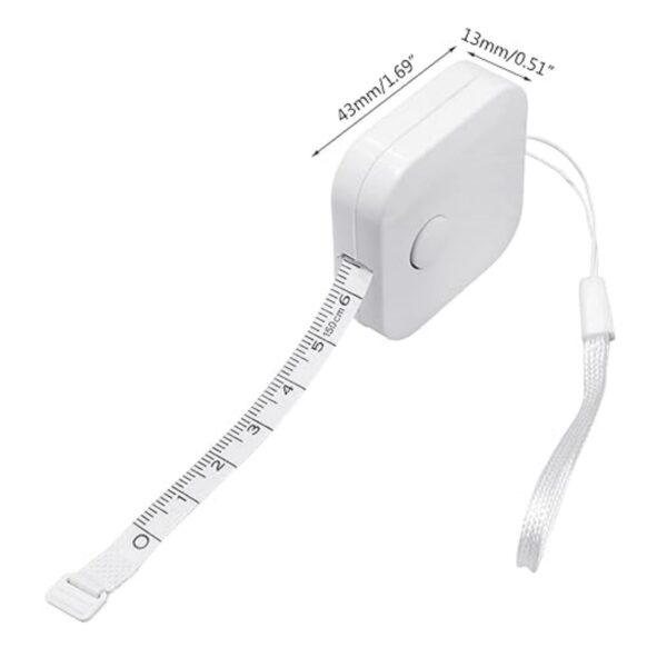 Pocket-Sized 60 Inch Dual Sided Retractable Ruler Item No#30677 - Image 2