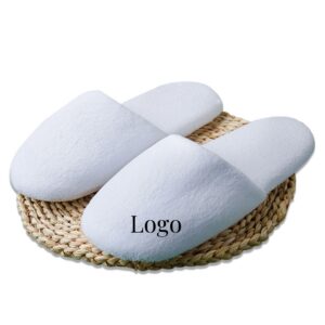100% Cotton White Slippers Item No#30685