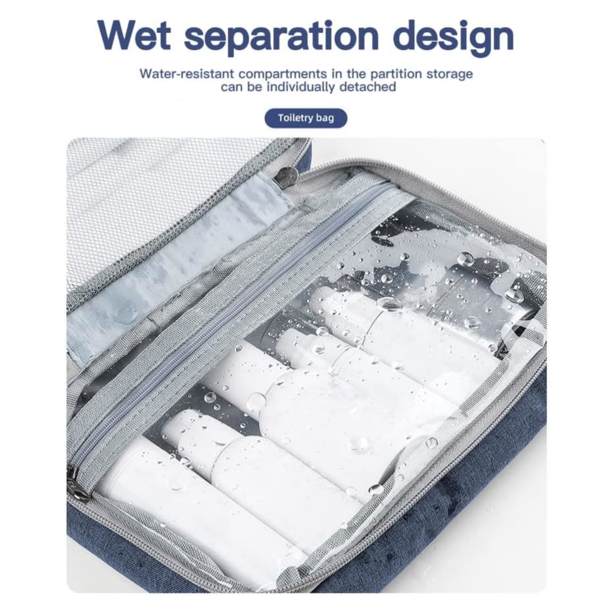 Tri-Fold Hanging Toiletry Bag Item No#30687 - Image 3