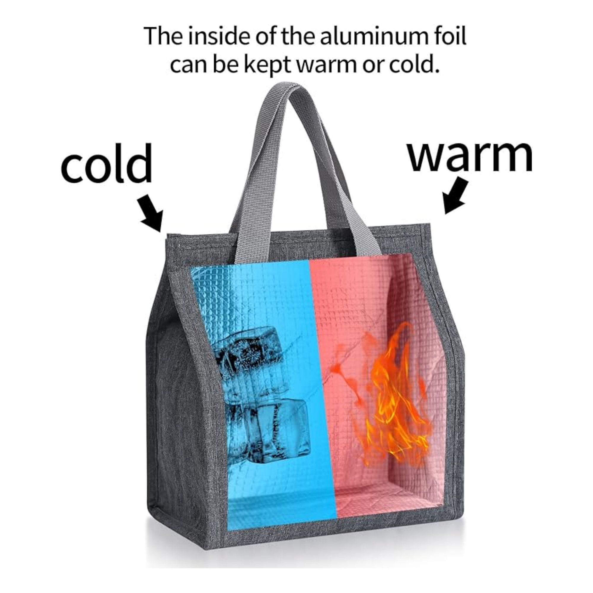 Reusable Insulated Lunch Bag Item No#30695 - Image 4