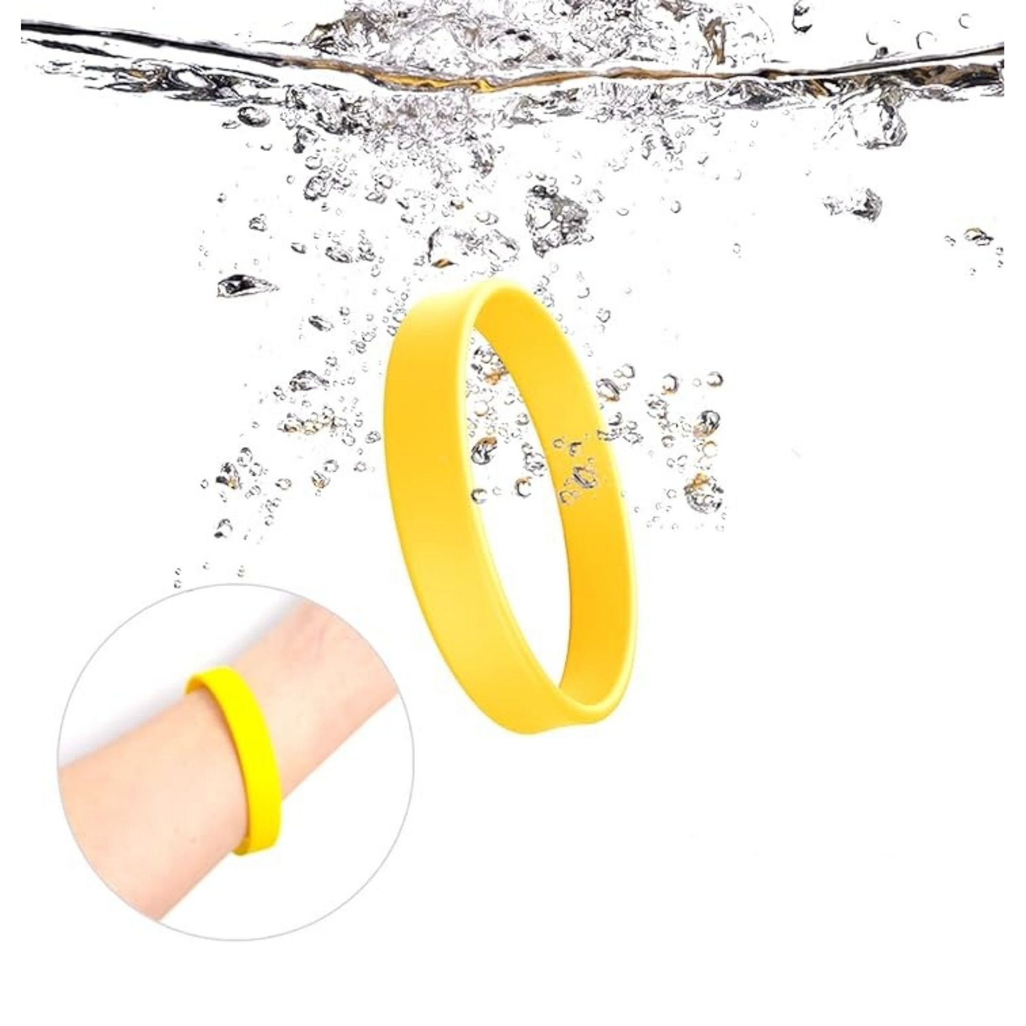 Custom Solid Color Silicone Wristband Item No#30703 - Image 5