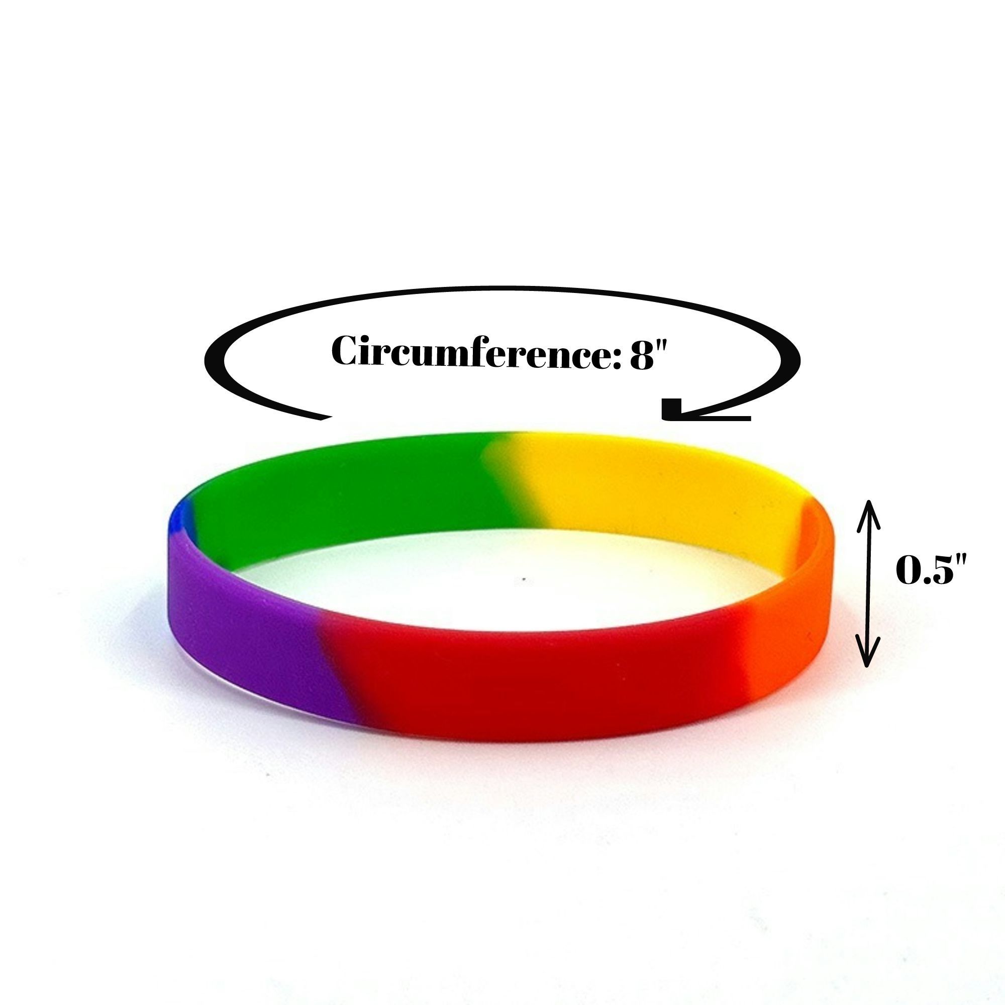 Colored Silicone Wristband Item No#30706 - Image 2