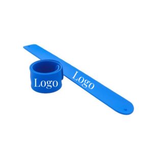Multicolor Slap Wrist Silicone Wristband Item No#30708