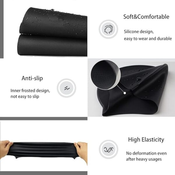Waterproof Silicone Swimming Cap Item No#30725 - Image 3