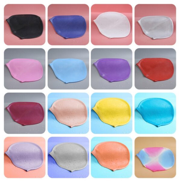 Waterproof Silicone Swimming Cap Item No#30725 - Image 4