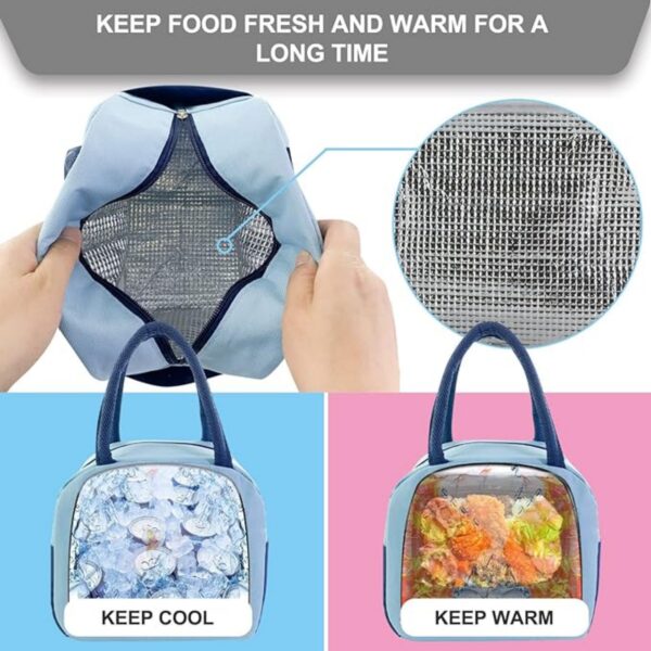 Stylish Colorful Lunch Tote Bag Item No#30735 - Image 6