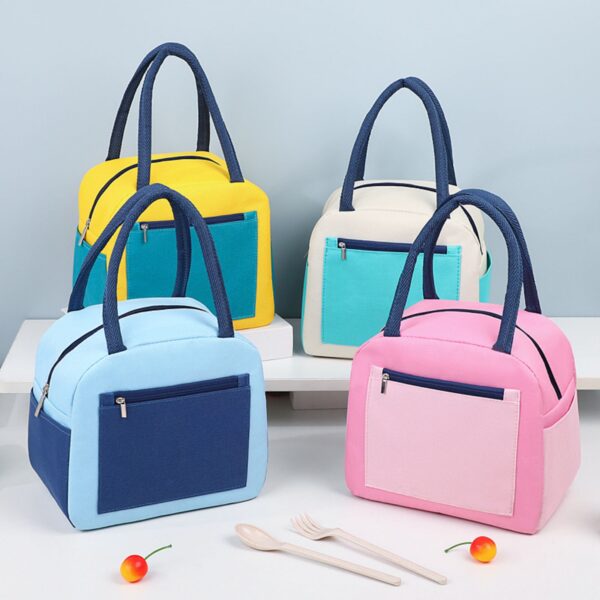 Stylish Colorful Lunch Tote Bag Item No#30735 - Image 7
