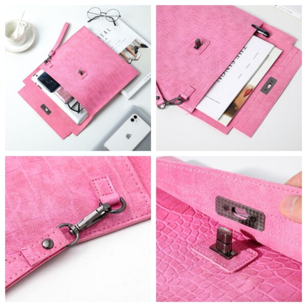 Pu Leather Flap Laptop Sleeve Item No#30762 - Image 6