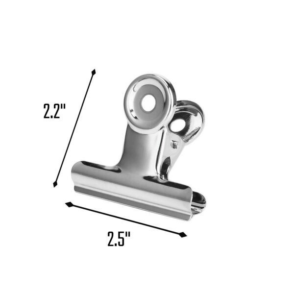 2.5 Inch Stainless Steel Chip Clip Item No#30780 - Image 3
