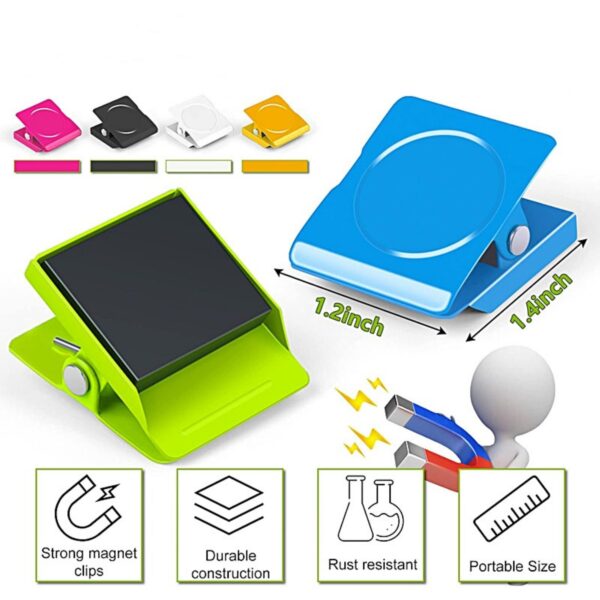 Square Metal Magnets Clips Item No#30782 - Image 3