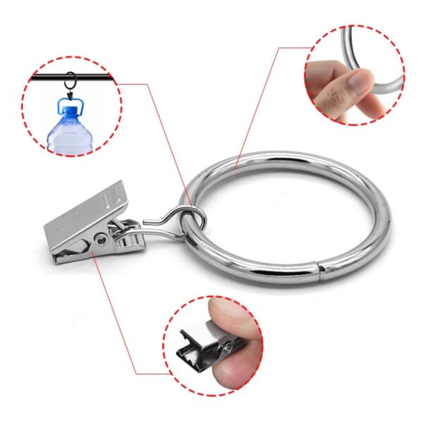 2.2 Inch Curtain Clip Ring Hooks Item No#30799 - Image 3