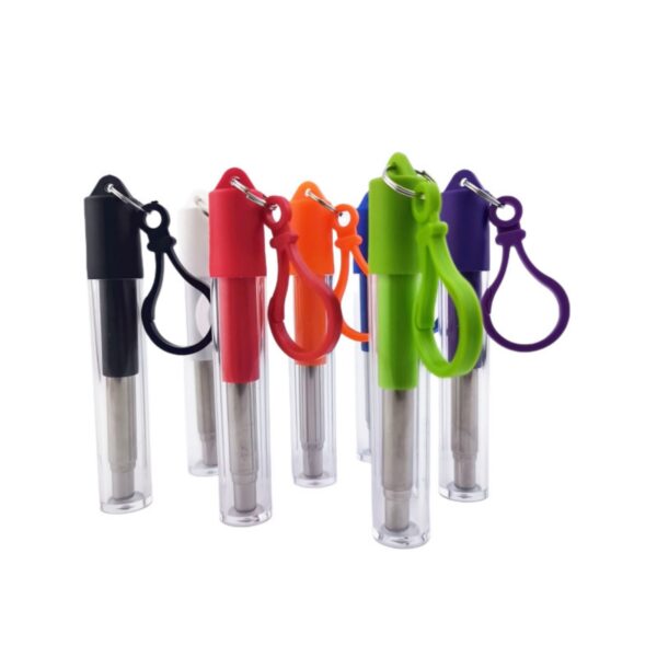 Collapsible Stainless Steel Straw Kit Item No#30819 - Image 4