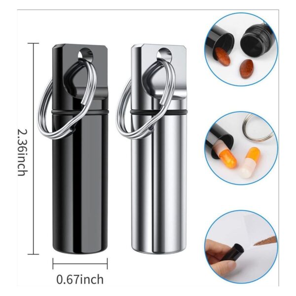 Pocket Pill Box Keychain Item No#30822 - Image 3